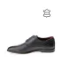 Мъжки елегантни обувки от естествена кожа в тъмносин цвят 13064