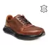Мъжки обувки с връзки в кафяв цвят 13159-1