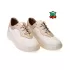 Български дамски обувки на платформа в бяло 26760