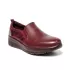 Дамски обувки с ластици в цвят бордо 26999-2