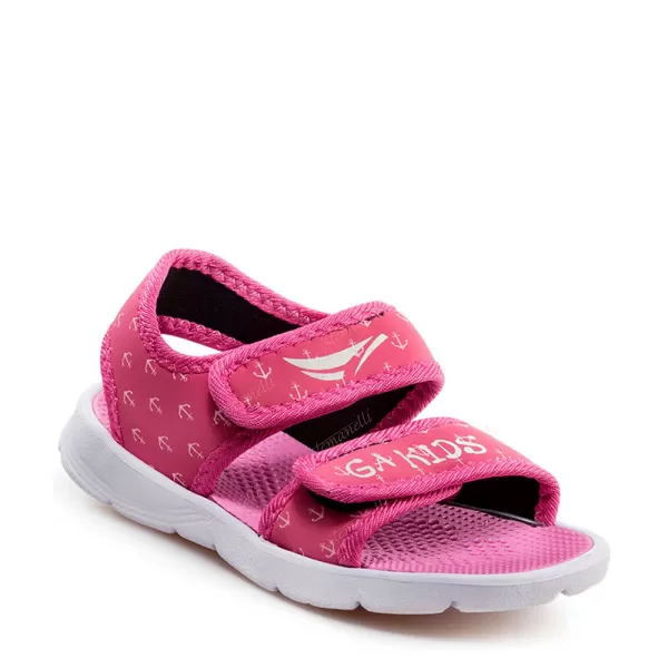 Розови бебешки сандали с две лепки