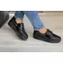 Дамски ежедневни обувки от естествена кожа в черно