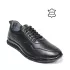 Мъжки обувки от естествена кожа в черно13165-1