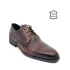 Стилни официални мъжки обувки с връзки в кафяв цвят