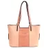Дамска елегантна чанта от еко кожа в розов цвят...