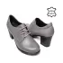 Дамски обувки на ток в сив цвят 21021-2