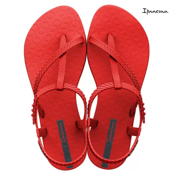 Червени дамски сандали Ipanema