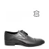 Мъжки официални обувки от естествена кожа в черно