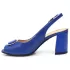 Дамски елегантни сандали Елиза с ток в син цвят