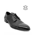 Черни елегантни мъжки обувки от естествена кожа и лак