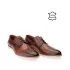 Кафяви мъжки елегантни обувки с връзки