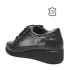 Ежедневни дамски обувки в черно и графит 21045-1