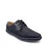 Черни мъжки обувки с перфорация от еко кожа