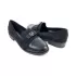 Черни дамски ежедневни обувки с метален аксесоар