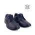 Качествени мъжки обувки от естествена кожа в синьо
