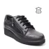 Ежедневни дамски обувки в черно и графит 21045-1
