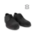 Качествени черни мъжки обувки от естествен набук