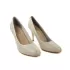 Бели дамски официални обувки Елиза на висок ток