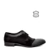 Черни мъжки елегантни обувки от естествена кожа и ...