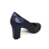 Дамски елегантни обувки на среден ток в син цвят 26614