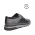 Черни мъжки ежедневни обувки с връзки 13156-1