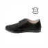 Черни равни ежедневни дамски обувки от кожа 26765