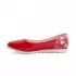 Дамски равни ежедневни обувки 26466 в червен лак