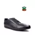 Български мъжки обувки от естествена кожа в черно