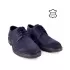 Тъмно сини мъжки обувки от естествен набук