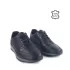 Мъжки спортни обувки от естествена кожа в черно