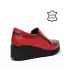 Червени дамски ежедневни обувки 21025-4