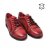 Равни дамски обувки в червен цвят 21030-3
