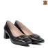 Дамски елегантни обувки от естествена кожа в черно 21326-1