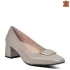 Дамски елегантни обувки от естествена кожа във визон 21326-4