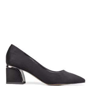 Елегантни дамски обувки Eliza от черен велур 21333...