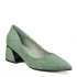 Елегантни дамски обувки Eliza от зелена ефектна кожа 21335-3