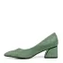 Елегантни дамски обувки Eliza от зелена ефектна кожа 21335-3