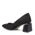 Черни официални дамски обувки Eliza с красив ток 21337-1