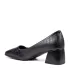 Стилни черни дамски обувки Eliza с широк ток 21338-1