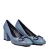Сини дамски елегантни обувки Eliza на среден ток 21340-1