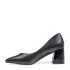 Елегантни дамски обувки Eliza от черна ефектна кожа 21342-1