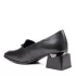 Модерни черни дамски обувки Eliza с широк ток 21344-1
