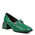 Модерни зелени дамски обувки Eliza с широк ток 21344-2
