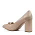 Бежови елегантни дамски обувки Eliza с висок ток 21345-2