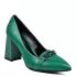 Зелени елегантни дамски обувки Eliza с висок ток 21345-3