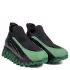 Модерни дамски маратонки тип чорап в зелено 34163-...
