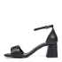 Дамски елегантни сандали със затворена пета в черен цвят 21211-1
