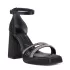 Черни официални дамски сандали с камъни 21236-1