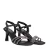 Дамски елегантни сандали с тънки каишки в черно 21237-1