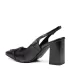 Черни елегантни дамски сандали Eliza с висок ток 21348-2